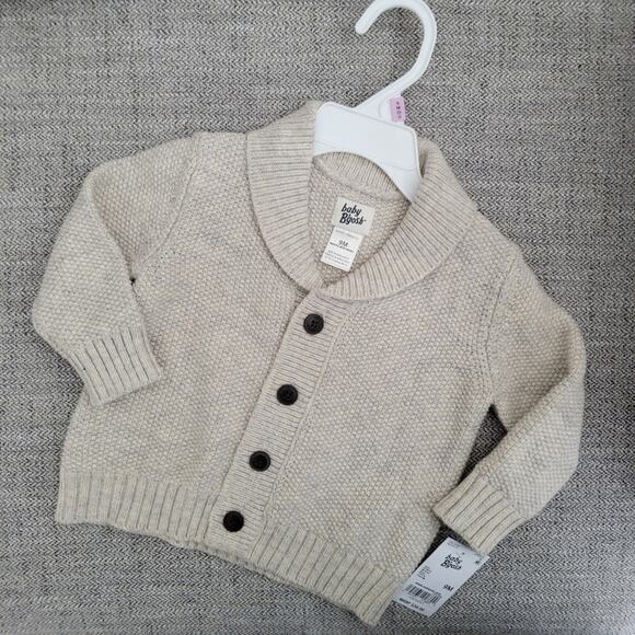 Oshkosh baby B'gosh shawl collar cardigan Size 9 months - Picture 6 of 6